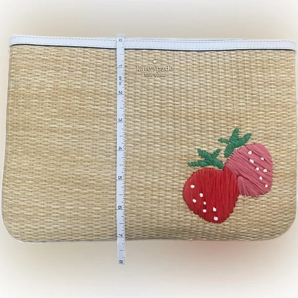 NWT ♠️ Kate Spade ♠️ Picnic In The Park Large Zip Pouch - Picture 4 of 6